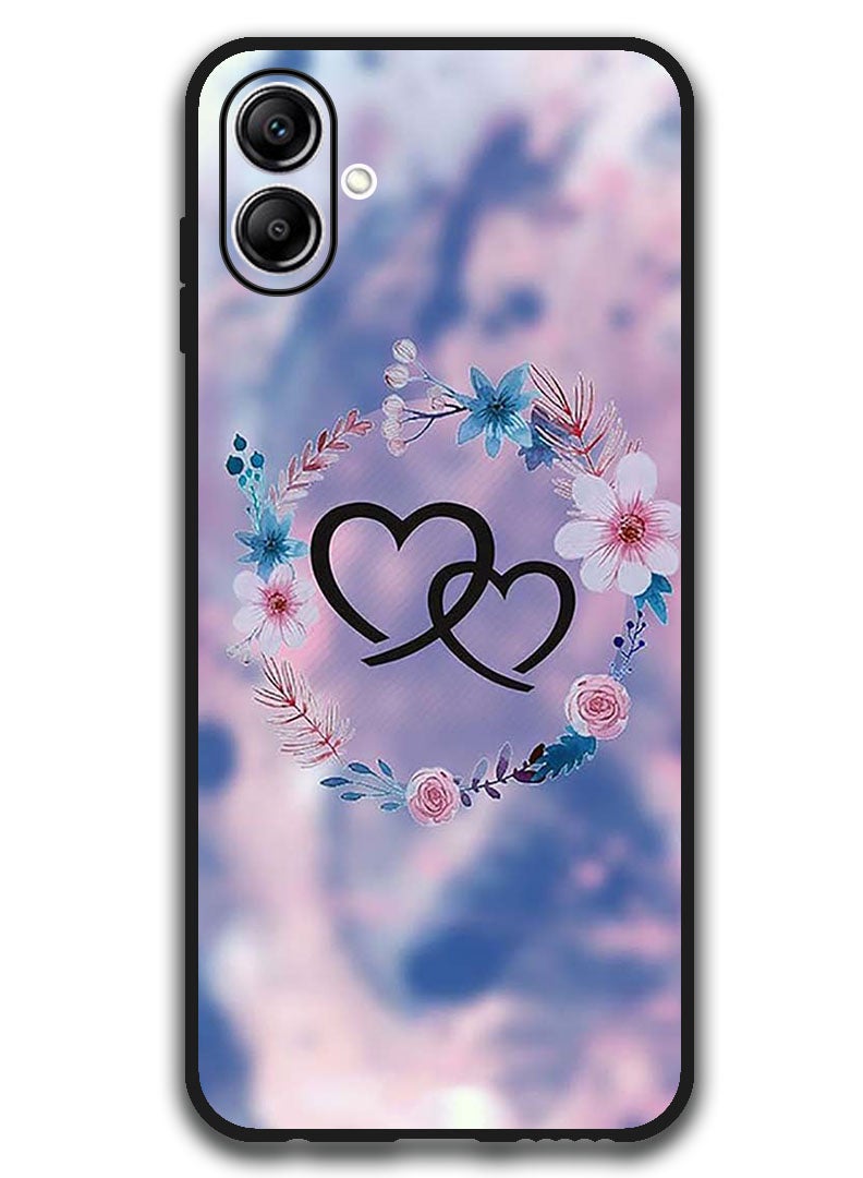 Theodor Case Compatible with Samsung Galaxy A07 6.7 Inch Protection Shockproof Bumper Cover Two HEarts - Image 1